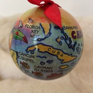 Carribean Ball Ornament. NIB